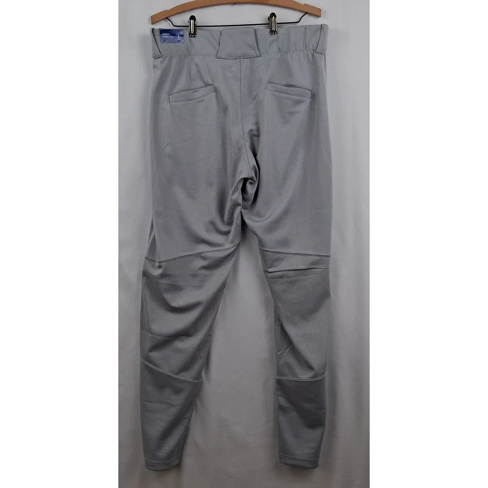 Baseball Tapered Pants Grey Adult Large DBB-SB100A-S01 Mens New - Picture 2 of 13